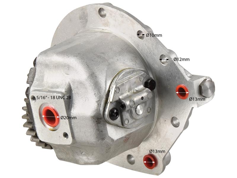 New Tandem Hydraulic Pump Fits Kubota L48 Part # 32771-76202