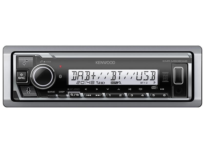 Einbauradio - Alexa | DAB | Bluetooth | Short Body | iPod-iPhone | USB | Receiver (KMR-M508DAB)