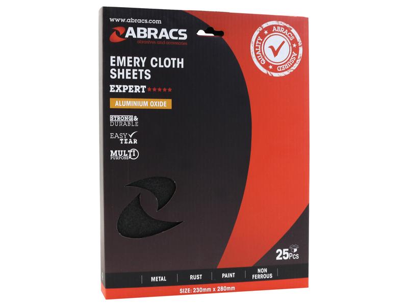 Emery Cloth Sheets P40, Coarse