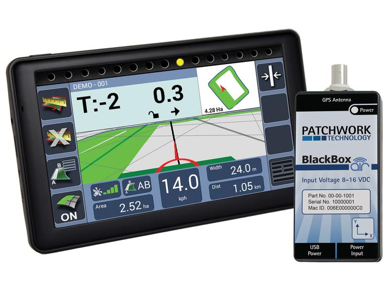 BlackBox Air+ - GPS sæt 7” display, R1 receiver, G1 antenne (Vejledning og beregning af område)