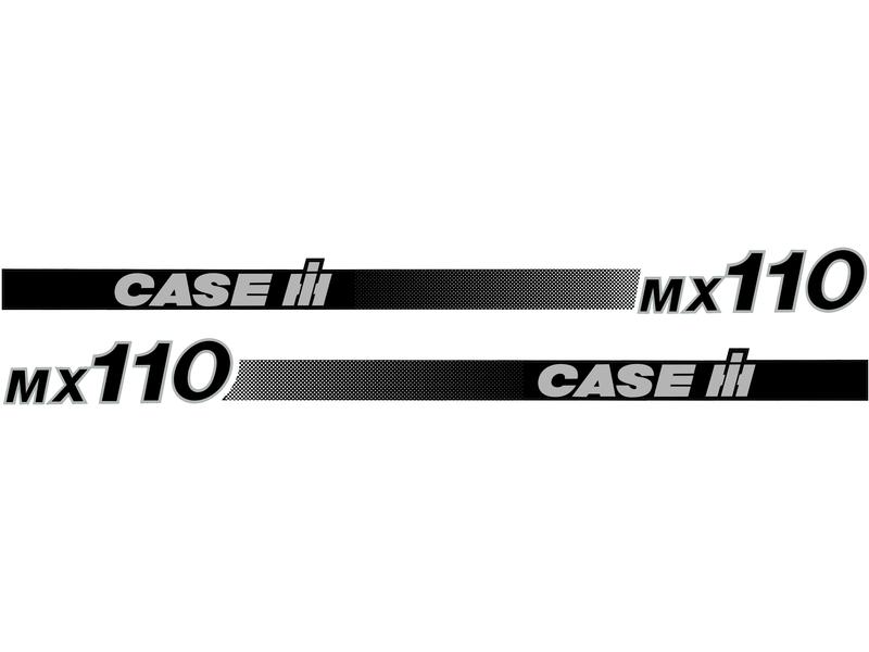 Sett av dekaler - Case IH / International Harvester MX110
