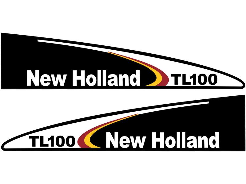 Sett av dekaler - Ford / New Holland TL100