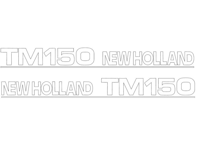 Sett av dekaler - Ford / New Holland TM150