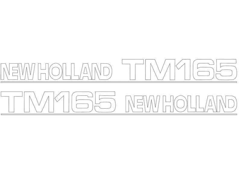 Typenschild - Ford / New Holland TM165