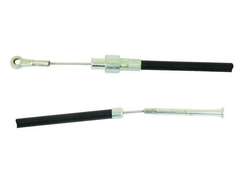 Câbles d\'accélérateur à pied - Longueur: 897mm, Longueur de câble extérieur: 703mm.