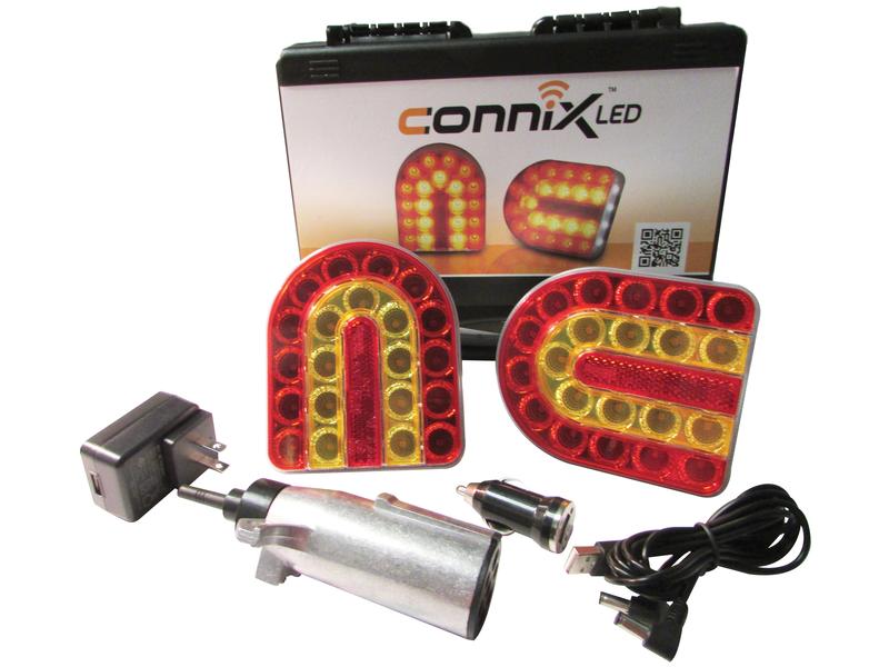 Connix Towing Light Set - LED Wireless, Rechargeable, Magnetic