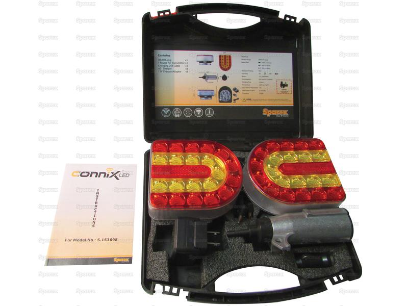Connix Towing Light Set LED Wireless, Rechargeable,