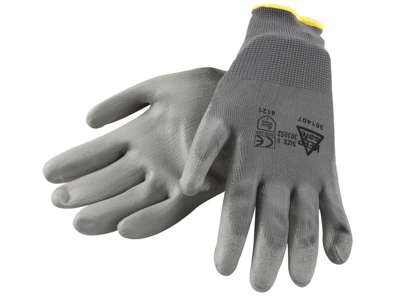 Gnitter Grau Handschuhe - 8/M