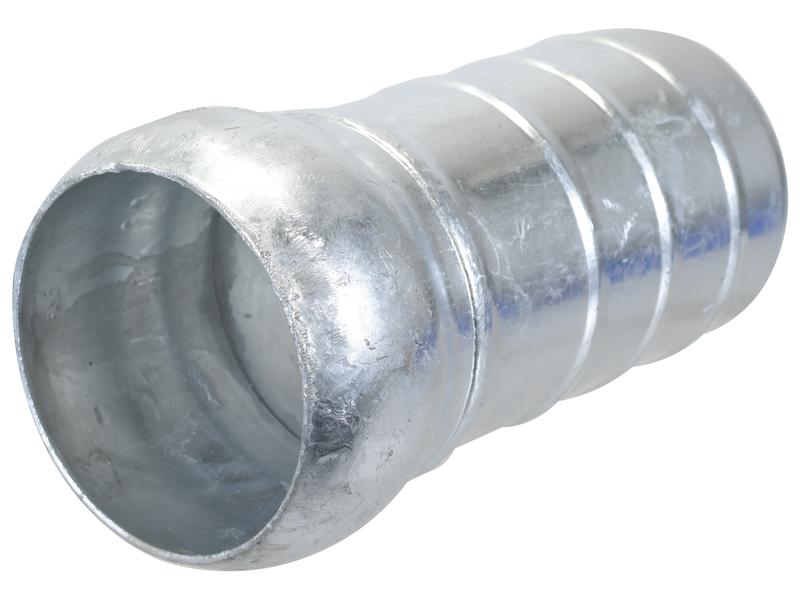 Coupling with Hose End - Male 6\'\' (159mm) x6\'\' (152mm) (Galvanised)