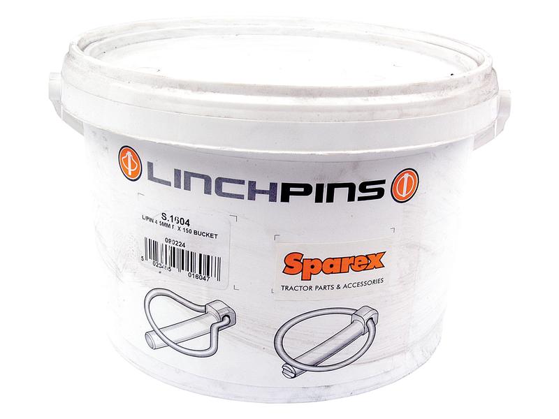 Round Linch Pin, Pin Ø4.5mm x 35mm (150 pcs. Small Bucket)