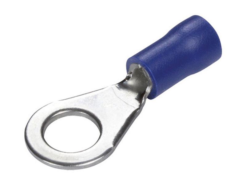 Förisolerad kabelsko ring, Double Grip, 5.3mm, Blå (1.5 - 2.5mm)