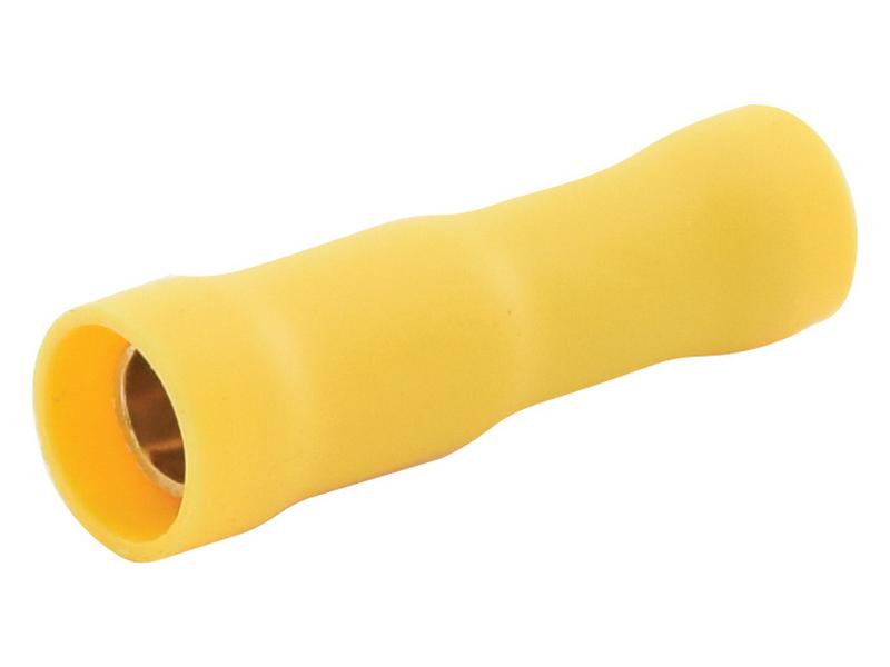 Pre Insulated Bullet Terminal, Double Grip - Female, 5.0mm, Yellow (4.0 - 6.0mm)