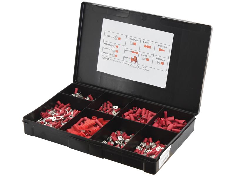 Pre Insulated Terminal Kit, Double Grip Red (Handipak 430 pcs.)