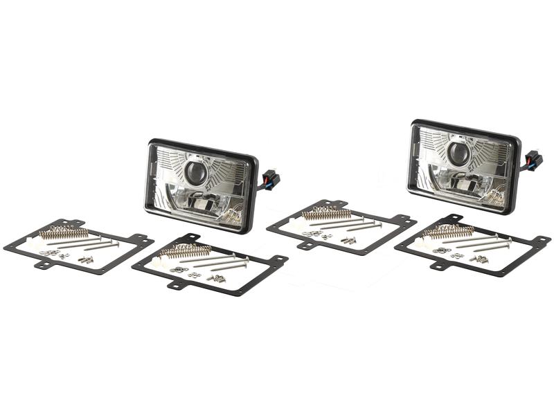 LED Head Light Kit, Interference: Class 3, RH & LH (LH Dip), 1320 Lumens Raw, 10-30V