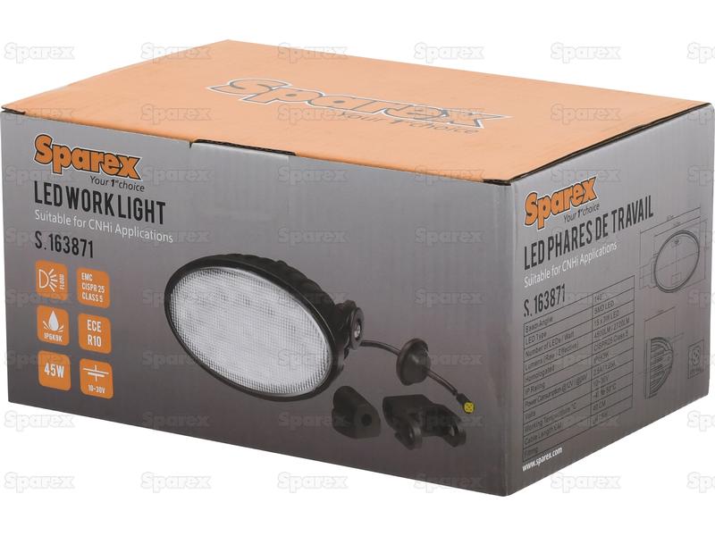 LED Work Light, Interference: Class 5, 4200 Lumens Raw, 10-30V - Sparex Part S.163876 main image 0