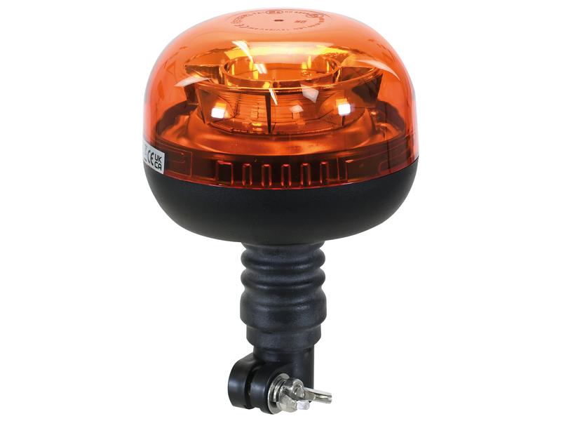 LED Rotating Beacon (Amber), Interference: Class 1, Flexible Pin, 12/24V