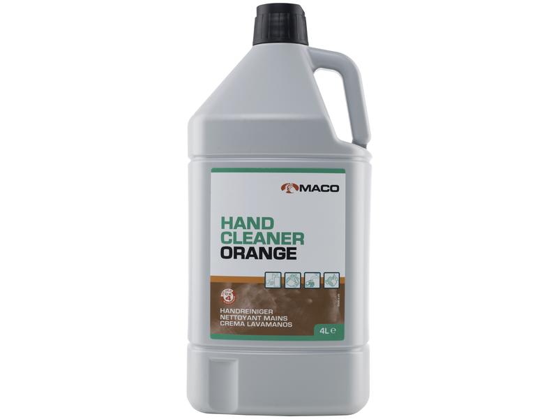 MACO Limpiador de manos con aroma de naranja - Garrafa de 4  Litros