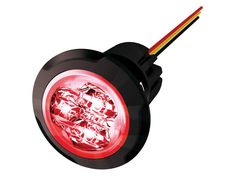 Feux flash LED (Rouge), Interférence: Classe 1, 12/24V