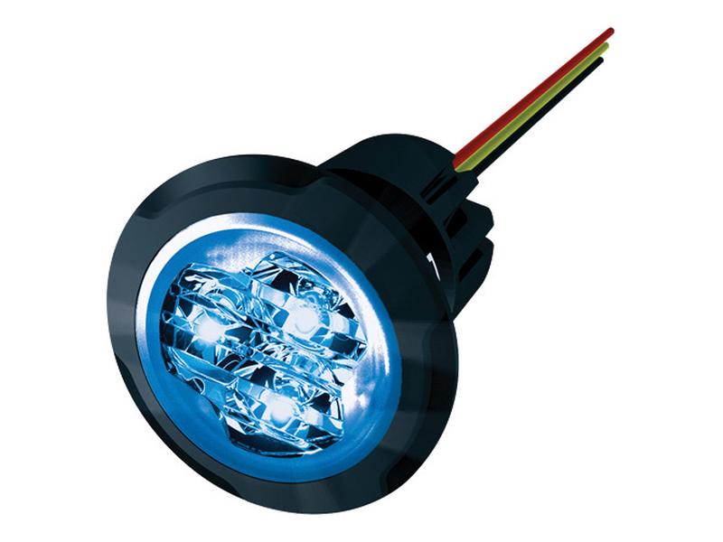 Feux flash LED (Bleu), Interférence: Classe 1, 12/24V