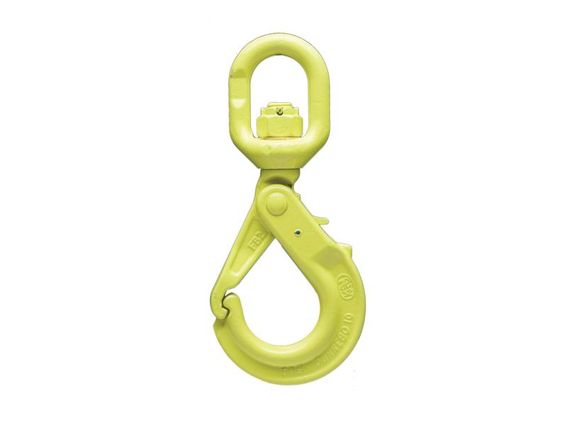 Swivel Safety Hook with Griplatch - LKBK-13-10, Chain Ø: 13mm