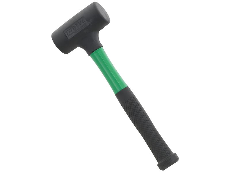 Martello Antirimbombo BGS 300g - Testa In Nylon Bianco, Manico In Legno Di Hickory, 320 Mm - Foto 5