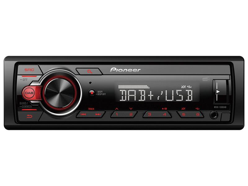 Autoradio - DAB+ | Aux In | Android | USB | Receiver| Châssis court (MVH-130DAB)