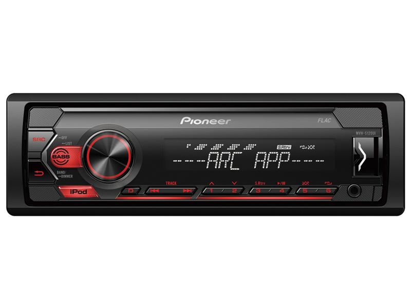 Radio - Android | Aux In |  iPod-iPhone | Spotify App | USB | Receiver| Kort Model (MVH-S120UI)