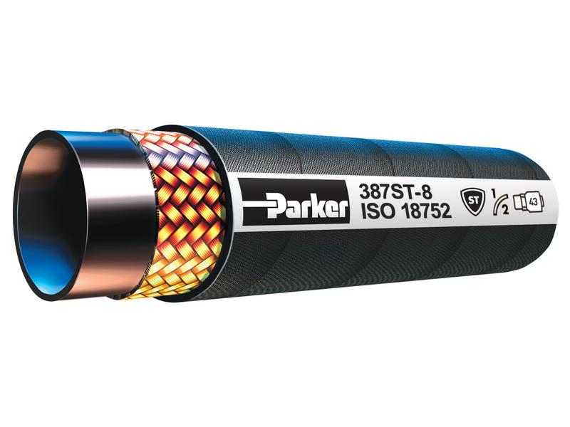Parker 2 Wire GlobalCore Hydraulic Hose, 387-16 - ISO 18752-AC 2 WIRE, 1\'\'Ø