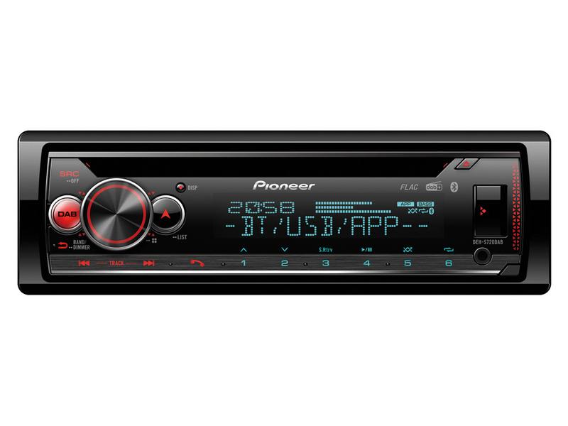 Radio - DAB+ | Bluetooth | Aux In | Android | iPod-iPhone | Spotify App | USB | CD (DEH-S720DAB)