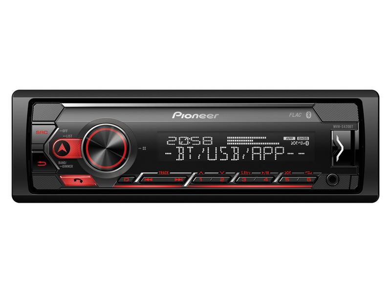 Autoradio - Bluetooth | Aux In | Android | iPod-iPhone | Spotify App | USB | Receiver| Short Body (MVH-S420BT)