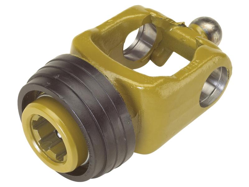PTO-gaffel - hurtigkobling vidvinkel (Universalleddimensjoner: 32 x 76 & 27 x 94mm) Spliner Type: 1 3/8\'\'x 6