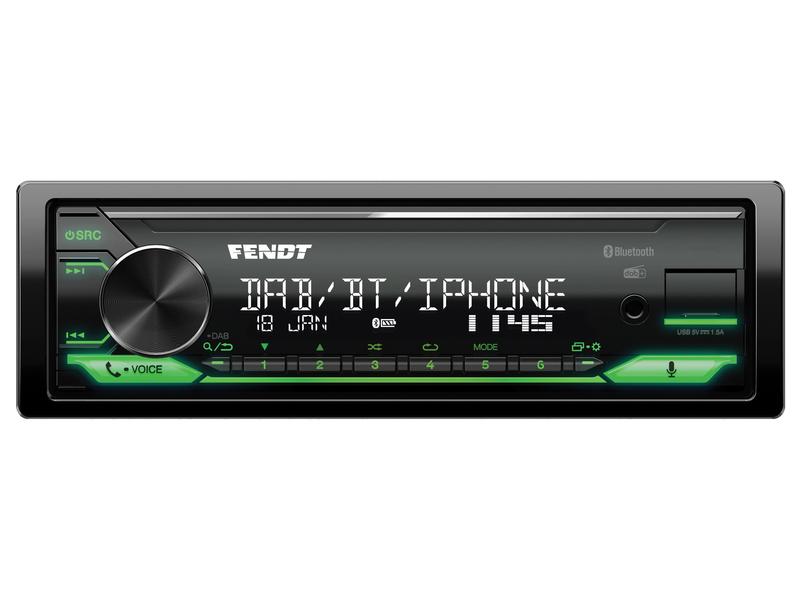 Fendt Radio - Alexa | DAB+ | Bluetooth | Short body | iPod-iPhone | USB | Pre-wired DAB Splitter