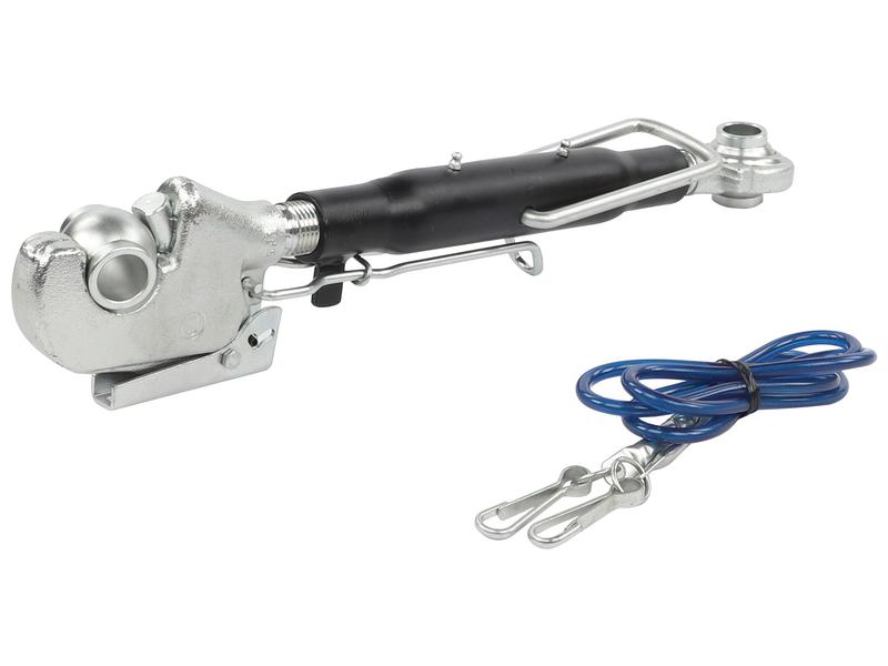 Top Link (Cat.2/2 (Ø25/25mm)) Ball and Q.R. Hook,  M30 X 3, Min. Length: 470mm. Image 1