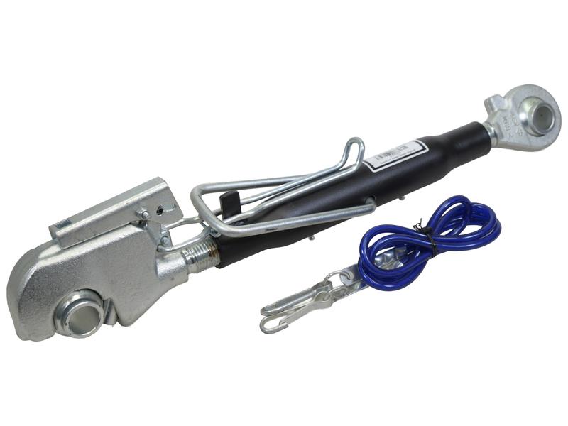 Top Link (Cat.2/2 (Ø25/25mm)) Ball and Q.R. Hook,  M30 X 3, Min. Length: 495mm. Image 1