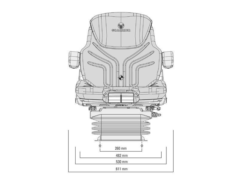 GRAMMER Air Suspension Seat - MSG95G/731