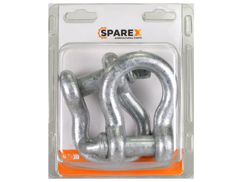 Agripak 2 pcs. Bow Shackle 5/8\'\' x 3/4\'\' Image 1
