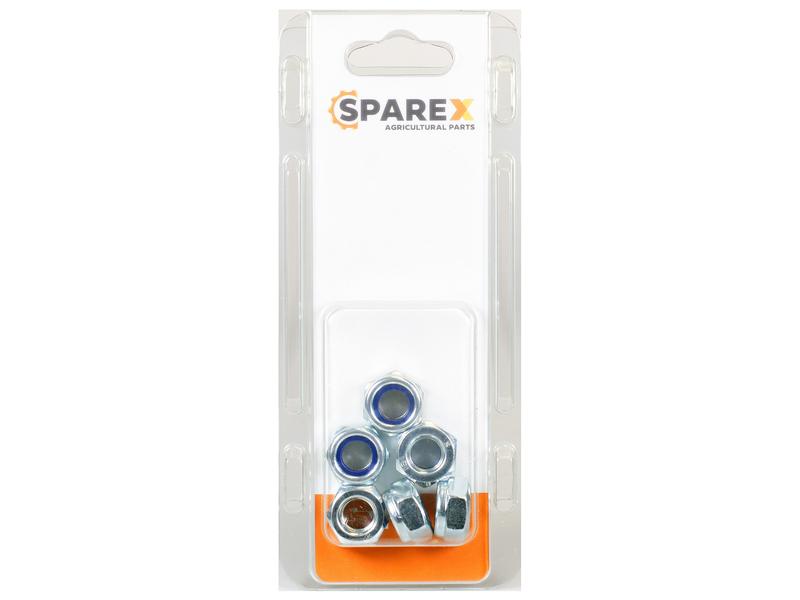 Agripak 6 pcs. Coarse Lock Nut M10x1.50mm Image 1