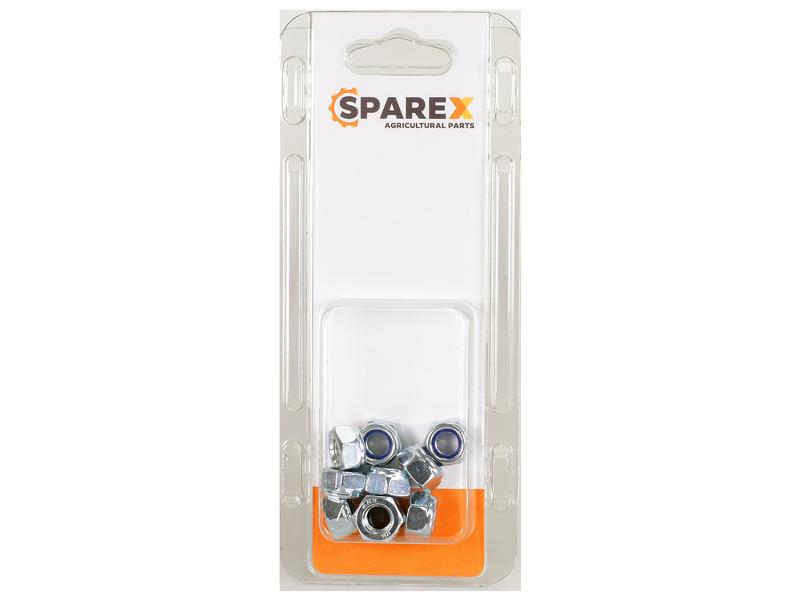 Agripak 10 pcs. Coarse Lock Nut M8x1.25mm Image 1