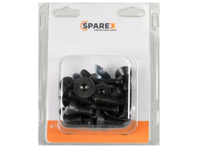 Agripak 42 pcs. Hex Countersunk Screws M6 - M12x10 - 40mm Image 1