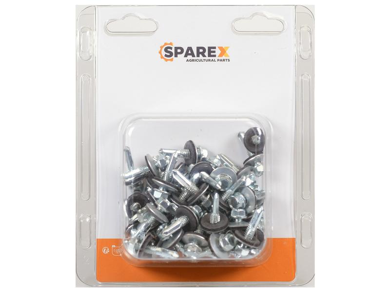 Agripak 50 pcs. HexH TEK Screws, 5.5x24mm Image 1