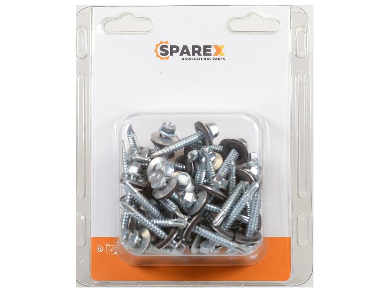 Agripak 50 pcs. HexH TEK Screws, 5.5x38mm Image 1