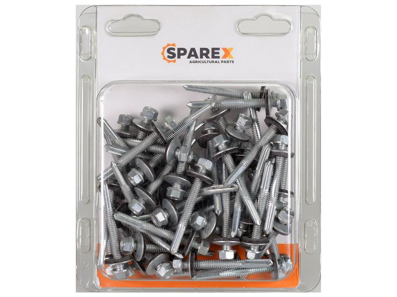 Agripak 50 pcs. HexH TEK Screws, 5.5x51mm Image 1