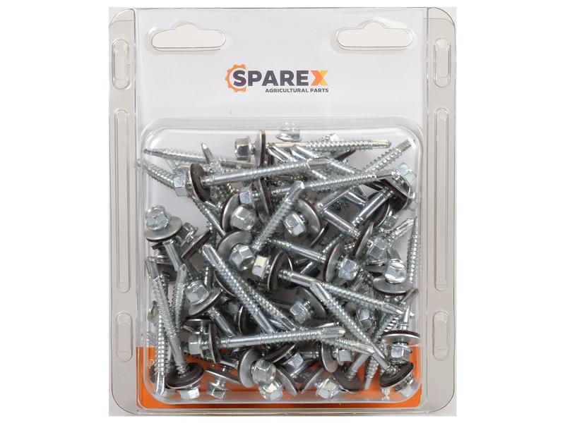 Agripak 50 pcs. HexH TEK Screws, 5.5x57mm Image 1