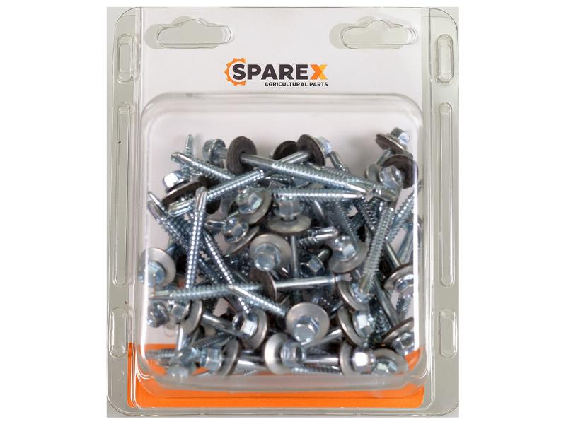 Agripak 50 pcs. HexH TEK Screws, 5.5x70mm Image 1