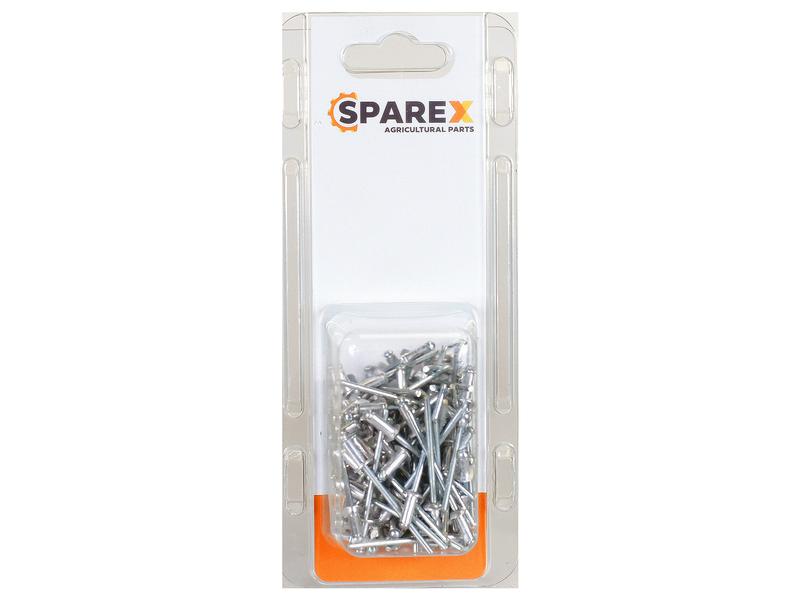 Agripak 100 pcs. Pop Rivet 3.2 x 8mm Image 1