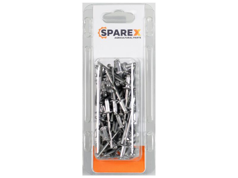 Agripak 100 pcs. Pop Rivet 4 x 10mm Image 1