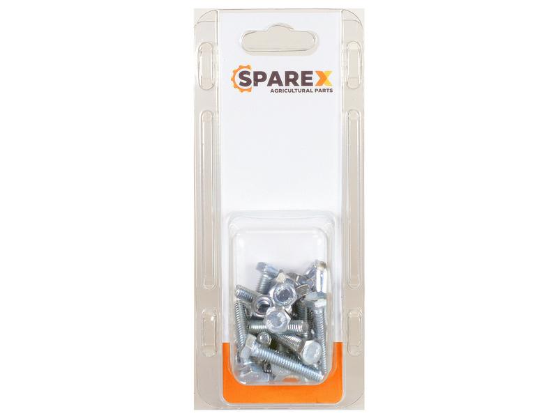 Agripak 20 stk. Metrisk settskrue M6x30mm Bilde 1