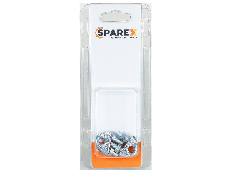 Agripak 2 pcs. Wire Rope Clips 6mm (1/4\'\') Image 1