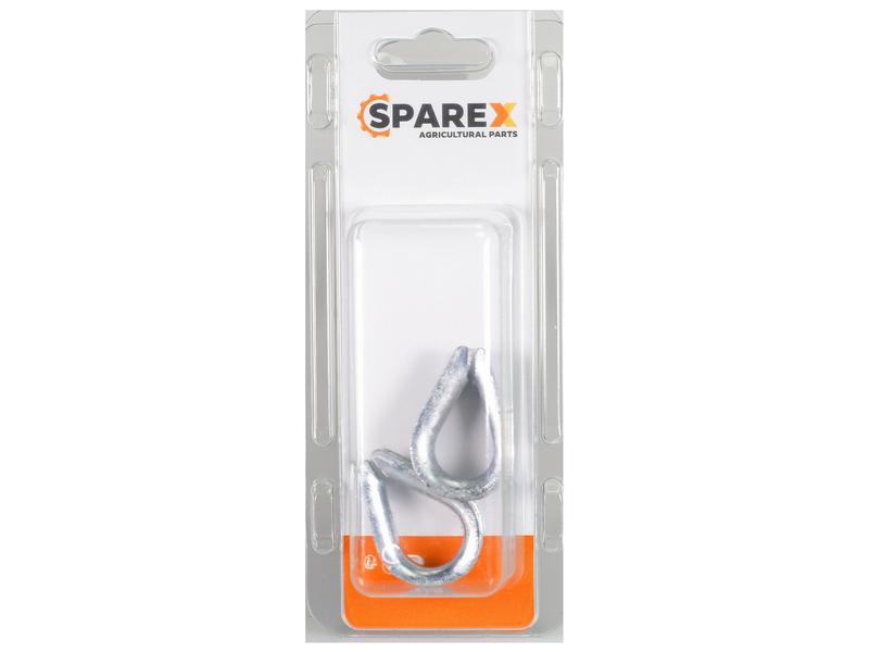 Agripak 2 pcs. Wire Rope Thimble 6 x 45mm Image 1