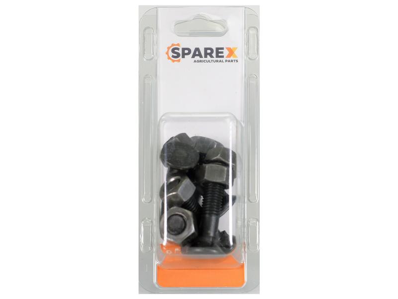 Agripak 6 pcs. Countersunk Bolt & Nut M11 x 45mm Image 1